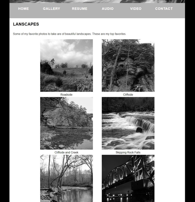 All finished up! Week 5!